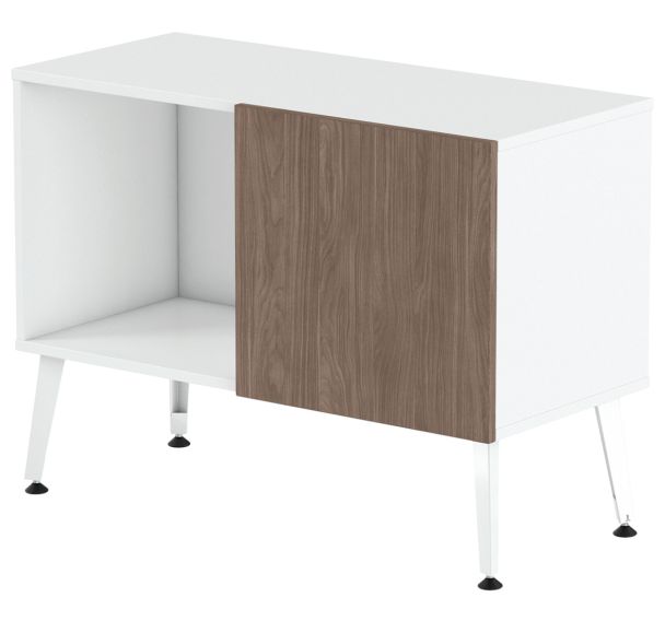 Rangement bas Teni hauteur 74 cm 1 porte à droite - MBA