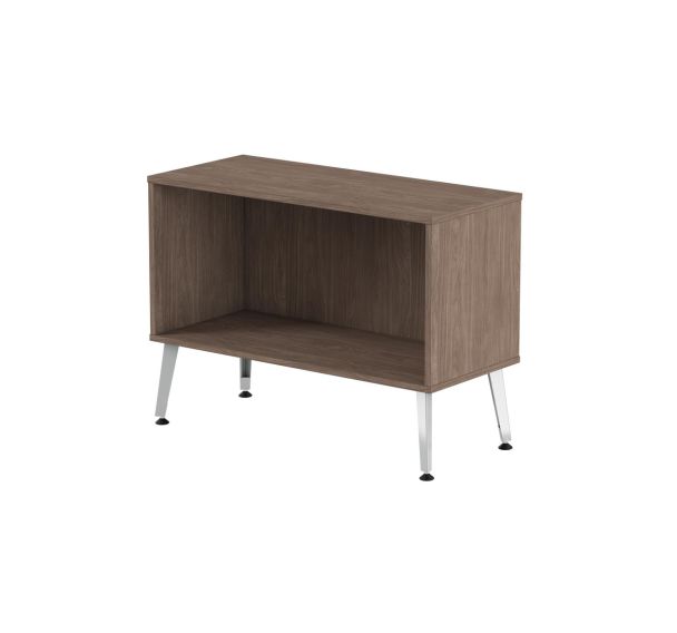 Rangement bas Teni pied métal ouvert hauteur 74 cm