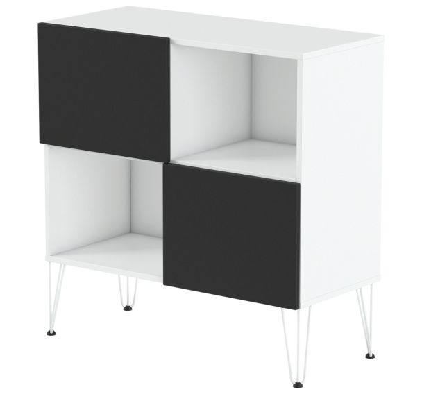 Rangement mi-haut Java damier hauteur 101 cm - MBA