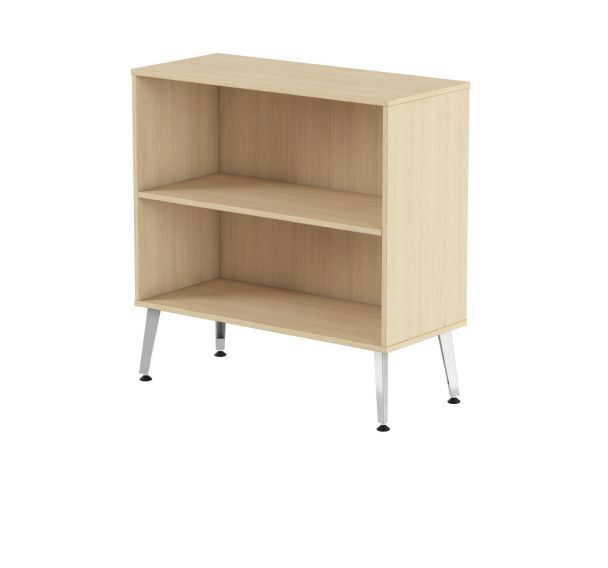 Rangement mi haut ouvert Teni pied métal hauteur 101 cm