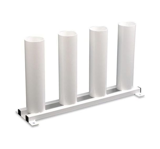 Rangement vertical pour poteaux de volley ball