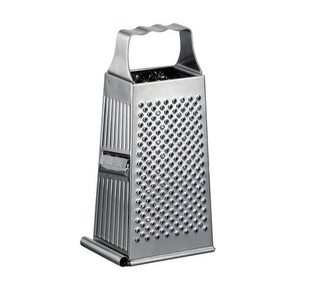 Râpe 4 faces multi-usages inox