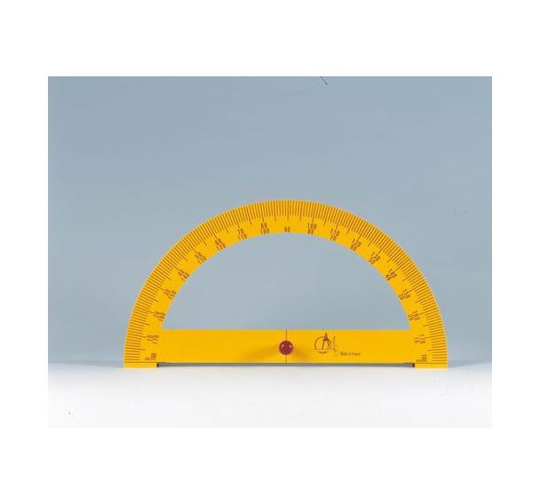 Rapporteur à tableau, bois 35 cm laqué avec poignée