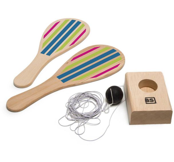 Raquette + balle elastique - BS Toys
