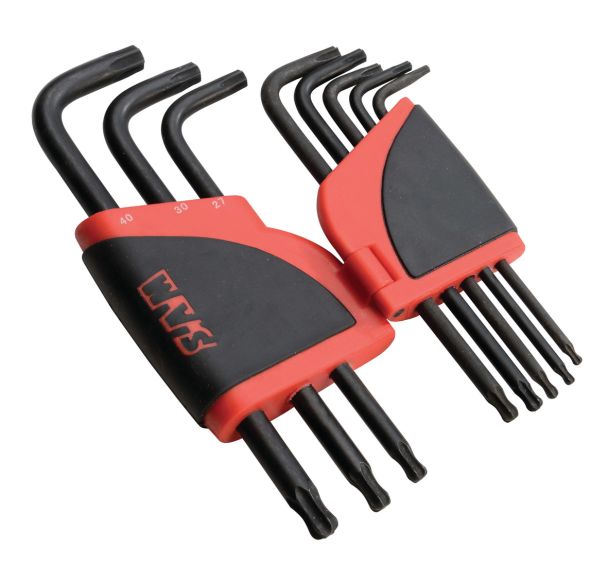 Ratelier de 8 clés males longues torx à tête spherique_66-R8ALZ