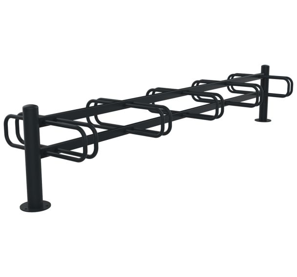 Râtelier vélos ARKAD double face métal platine - BUTON DESIGN