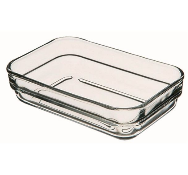 Ravier rectangulaire en verre trempé 25cl transparent