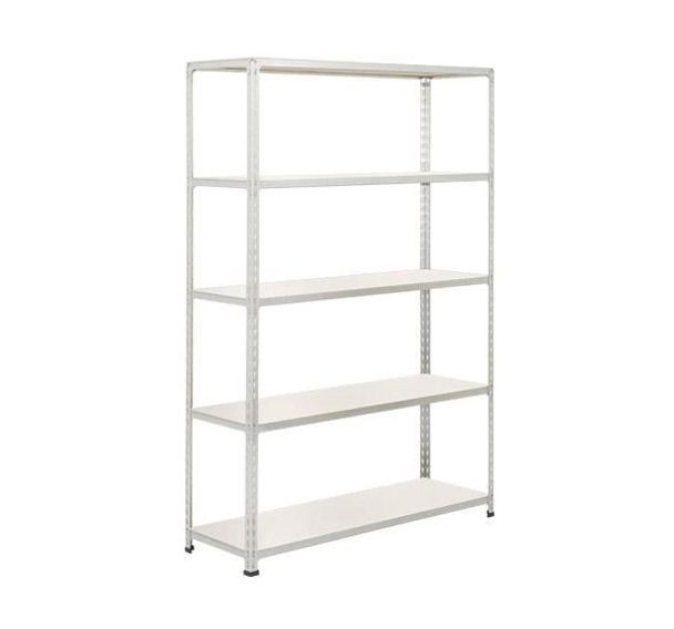 Rayonnage Manutan Rapid 2 1830x1220x610 Gris - 5 tablet méla