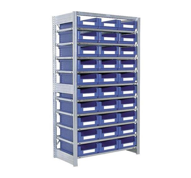 Rayonnage à tablettes équipés de Bac SK - Bito
