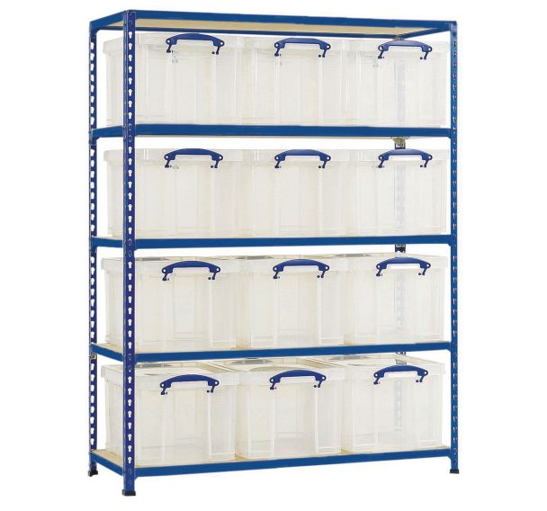 Rayonnage bacs de rangement Blocabac - Avec bacs