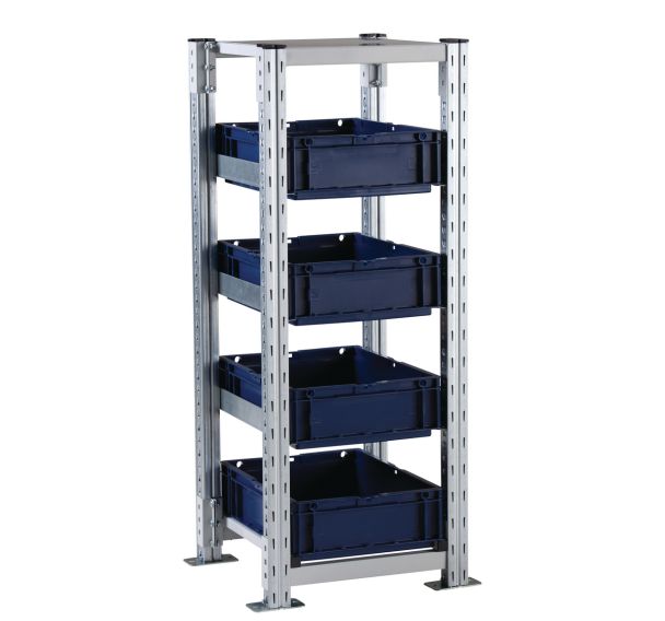 Rayonnage bacs norme Europe Combi-Flex - Manorga