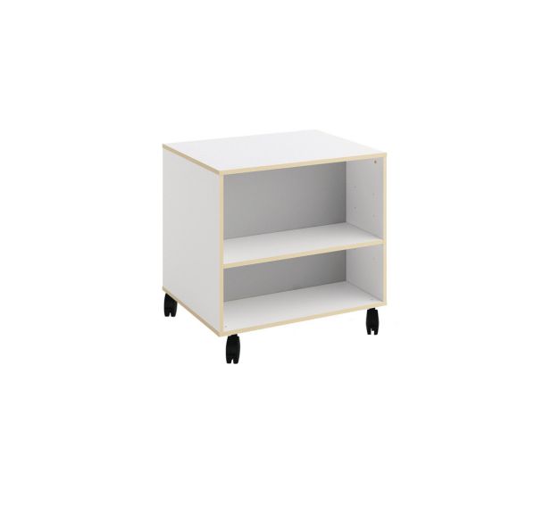 Rayonnage droit double face sur roulettes Filos
