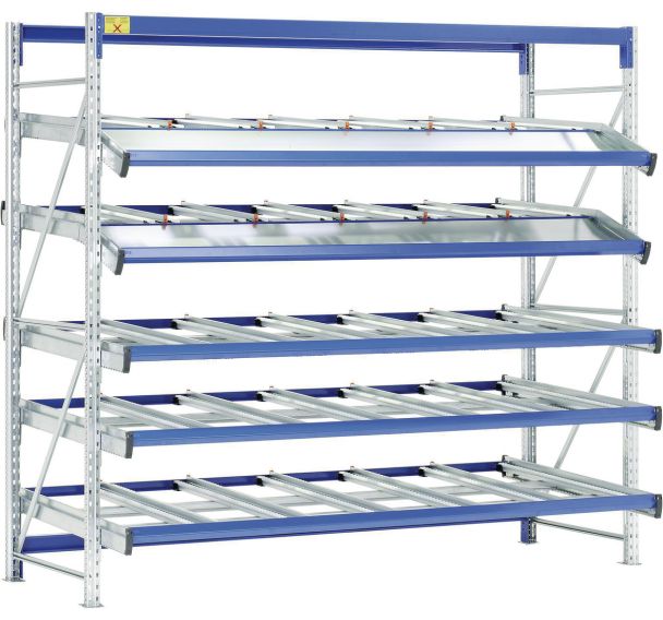 Rayonnage dynamique picking FIFO Flex - Bito