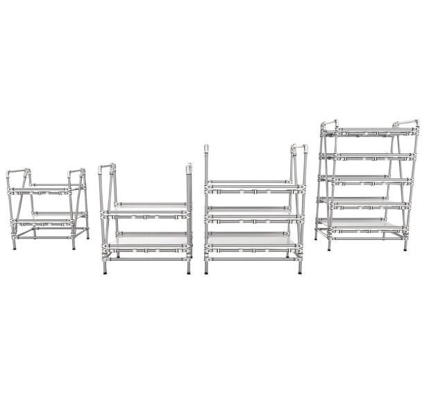 Rayonnage individuel à rebord anti-chute - Trilogiq