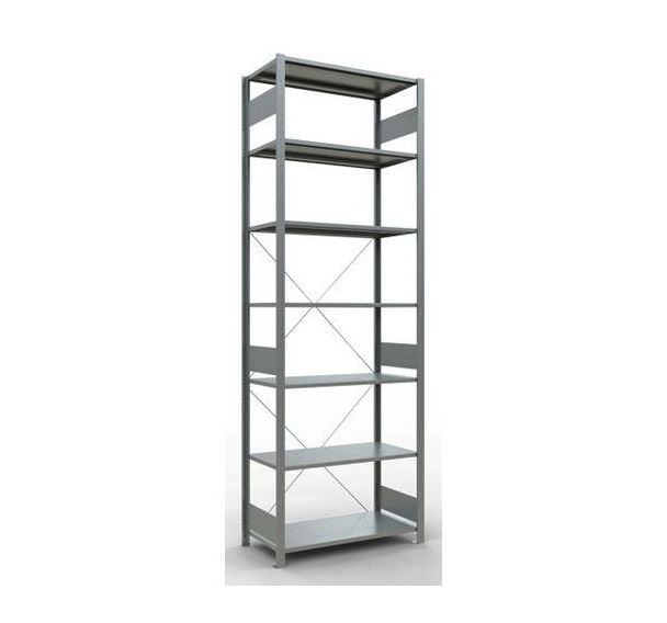 Rayonnage léger Easy-Fix - Simple face- H3000 mm - galvanisé - Schulte