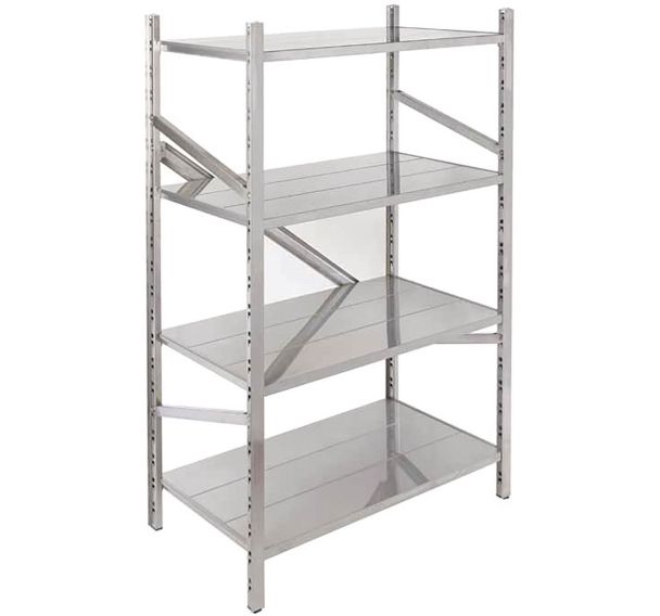 Rayonnage médical inox - Tablette pleine - Actiwork