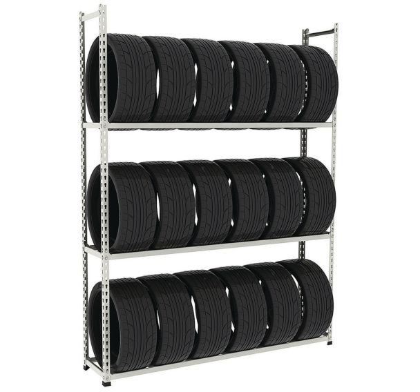 Rayonnage pneu Manutan Rapid 2 - H 1830 x P 380 mm - Manutan Expert