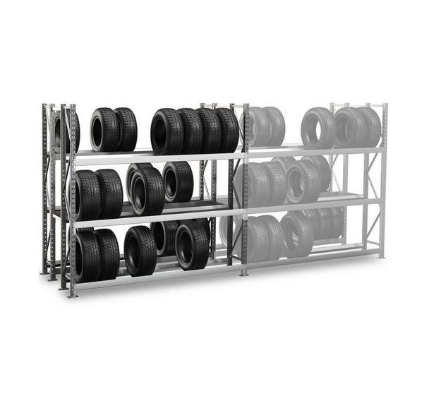 Rayonnage pneu double profondeur Espivol - Manorga