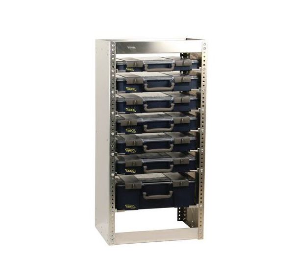 Rayonnage pour CarryLite, livré avec 7 CarryLite -  monté (S292)