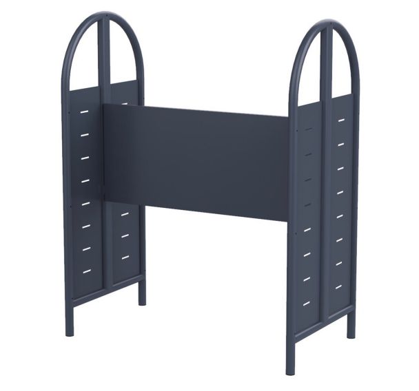 Rayonnage sans tablettes double face Dioné