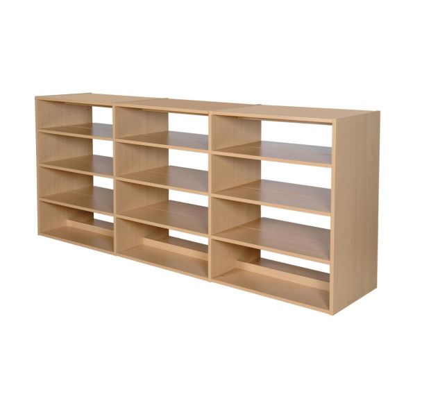 Rayonnage tablettes droites, double face Nigéria