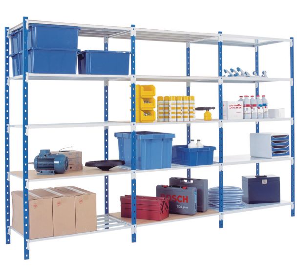 Rayonnage tubulaire Combi-Flip - Hauteur 2000 mm - Manorga