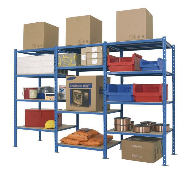 Rayonnage universel tablette tubulaire élément départ prof.60cm L.137cm MANORGA