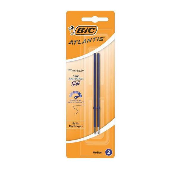 Recharge Bic Atlantis Soft - Pack de 2 - Bic