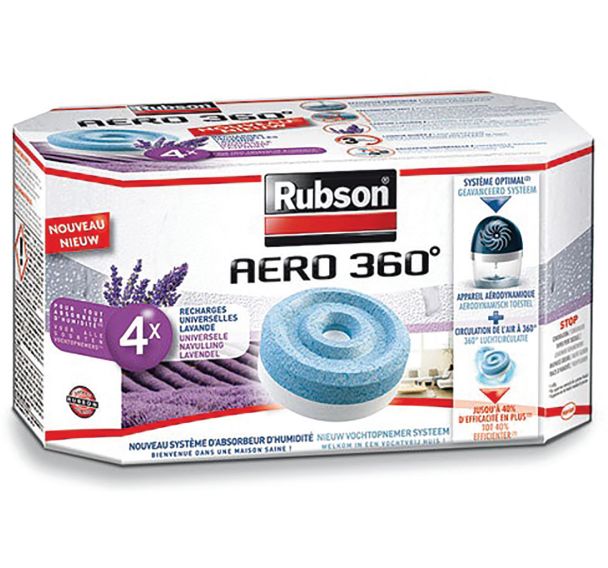 Recharge absorbeur aéro 360 3en1 lavande x4 1844914/2093425