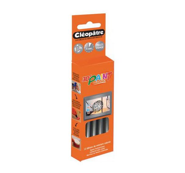 Recharge bâton (Sachet de 12) couleur argent
