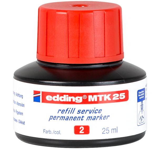 Recharge encre marqueur permanent Edding MTK 25