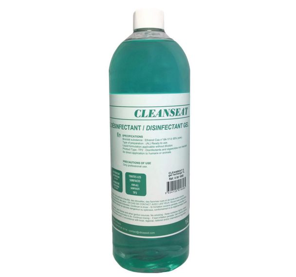 Recharge gel désinfectant Cleanseat 1 L pour abattant WC - JVD