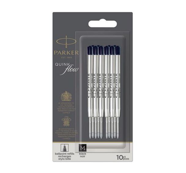 Recharge pour stylo bille Parker - Lot de 10 - Parker