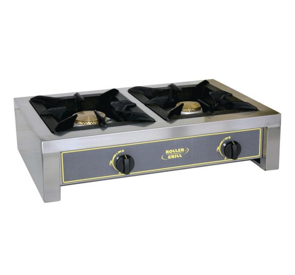 Réchaud à gaz 2 feux 7+5kw