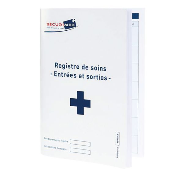 Registre d'infirmerie et de soins