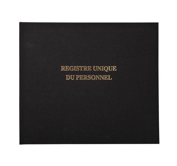 Registre unique du personnel (salariés et stagiaires) - 100 pages