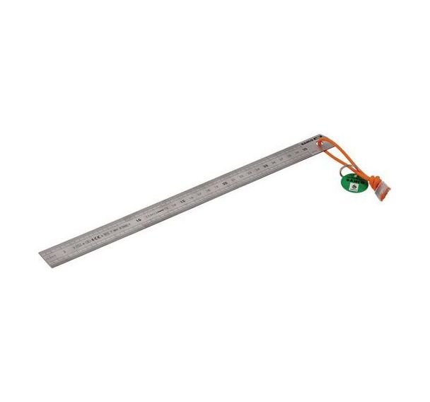 Règle acier inoxydable cordon Dyneema sécurité 300mm
