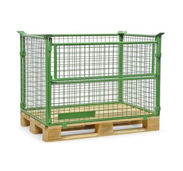 Rehausse-palette galva KM9010000 - Pliante - 1/2 côté rabattable