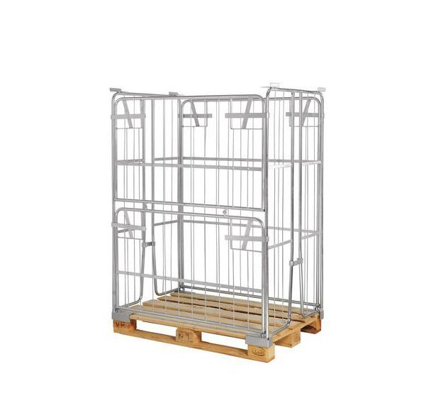 Rehausse-palette galva KM901500  - Pliante - 1/2 côté rabattable