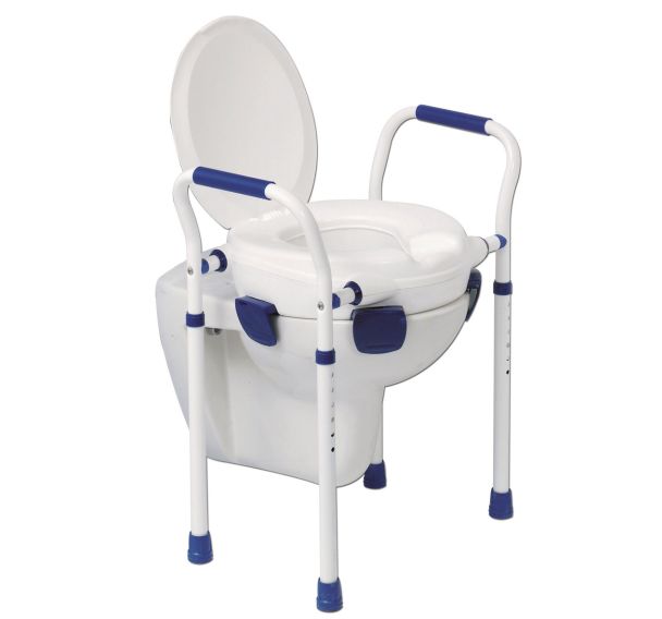 Rehausse WC clipper avec pieds et couvercle
