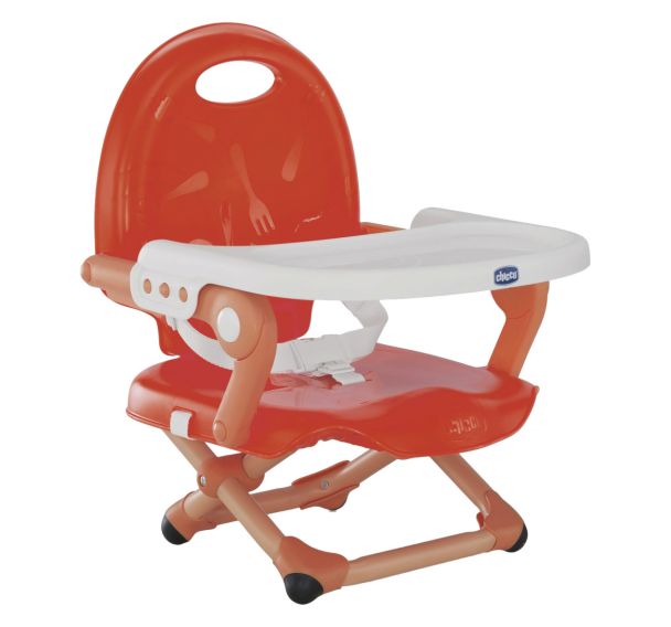 Réhausseur de chaise Pocket Snack Poppy red- Chicco