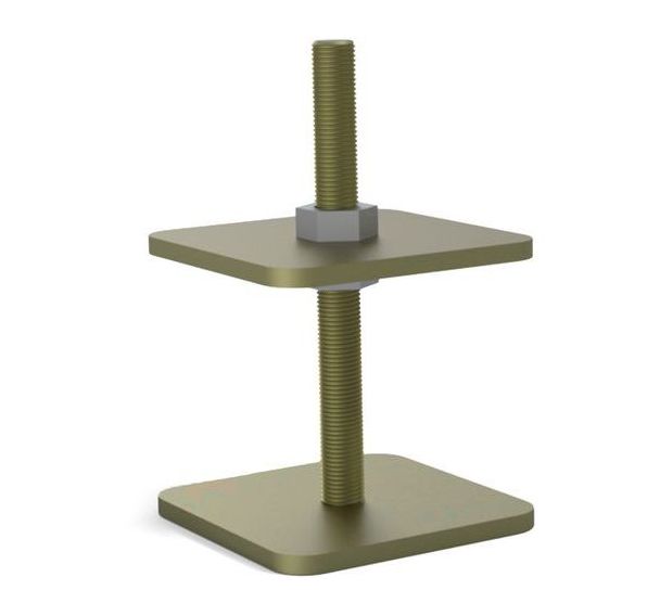 Réhausseur pour fourreau carré de 80 x 80 mm - la paire