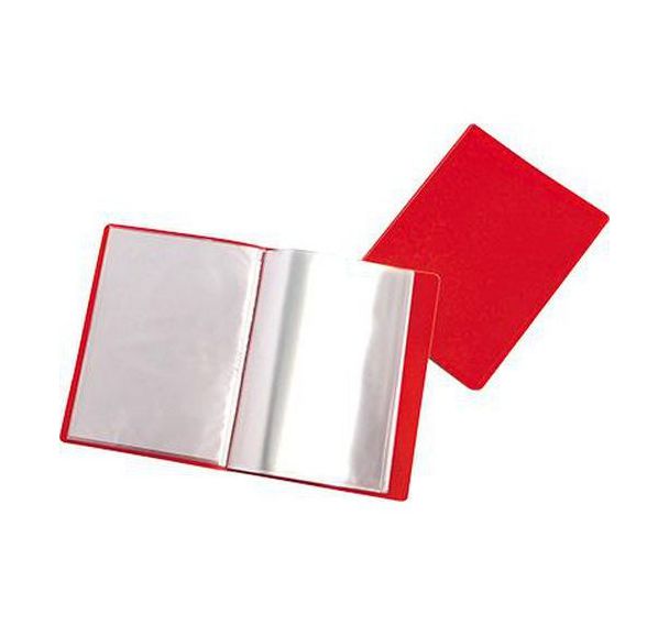 Reliure plastique 20 volets transparents A4 - Purple