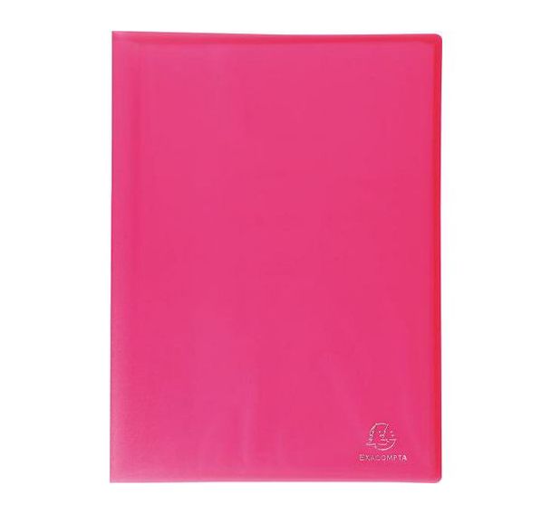 Reliure plastique 30 volets transparents cristal - Exacompta