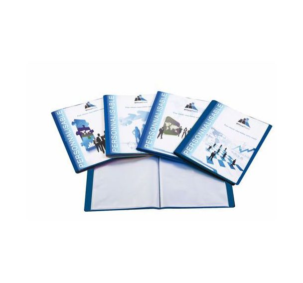 Reliure plastique personnalisable 10 volets transparents