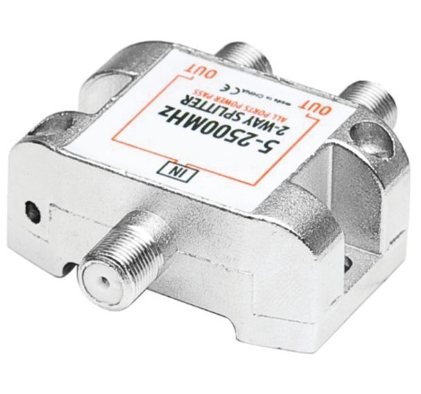 Répartiteur TV/SAT 1 entrée vers 2 sorties