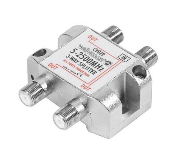 Répartiteur TV/SAT 1 entrée vers 3 sorties