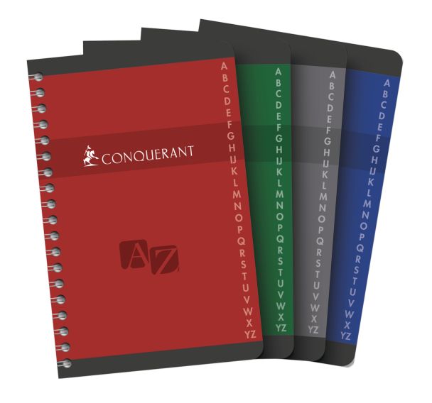 Répertoire reliure hélicoïdale 180 pages 11x17 cm 70g 5x5