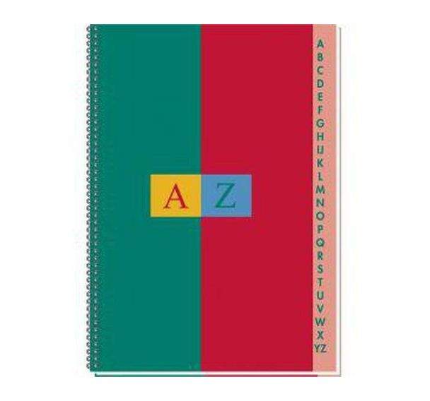 Répertoire reliure hélicoïdale 180 pages 17x22 cm 70g 5x5