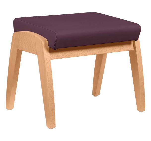 Repose-jambes Realty coussin ginkgo - structure hêtre Sunset Creation